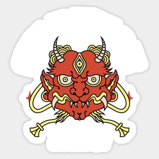 Six demon bag Sticker